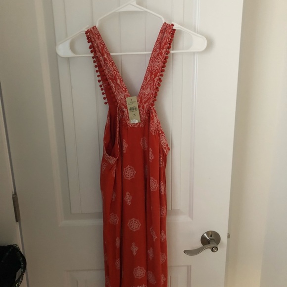 NWT! Loft orange dress - Picture 4 of 4